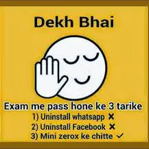 exam dp for girl funny